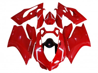 Kits Carénage Moto Ducati 1199 2011-2014 - Rouge Abordables