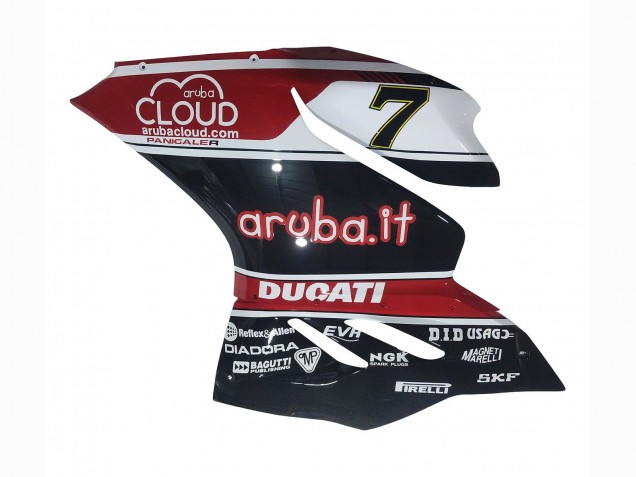 Carénages Moto Ducati Panigale 899/1199 2011-2014 - Blanc Rouge Noir Brillant Aruba.it 7