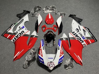 Carénages Moto Ducati Panigale 899/1199 2011-2014 - Blanc Rouge Bleu Noir Brillant Flex-Box Valsir 04 Abordables