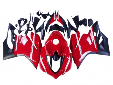 Carénages Moto Ducati 959 2015-2020 - Rouge Noir Mat Abordables