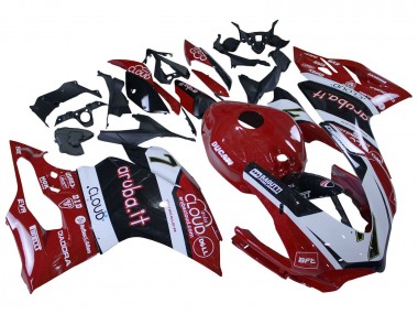 Carénages Moto Ducati 959/1299 2015-2020 - Blanc Rouge Noir Aruba 7 Abordables