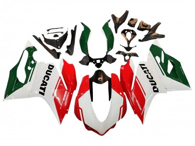 Carénages Moto Ducati 1299 2015-2020 - Blanc Rouge Vert Noir Mat Abordables
