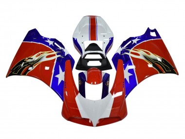 Carénages Moto Ducati 748/916/996/998 1993-2005 - Blanc Rouge Bleu Noir Flamme Abordables