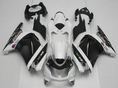 Carénages Moto Kawasaki EX250 2008-2012 - Blanc Noir Vert Abordables
