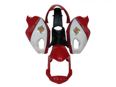 Carénage Moto Ducati Monster 696 796 1100 1100S 2008-2012 - Blanc Rouge Abordables