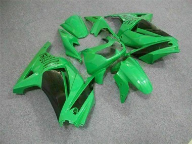 Carénages Moto Kawasaki EX250 2008-2012 - Vert Noir Abordables