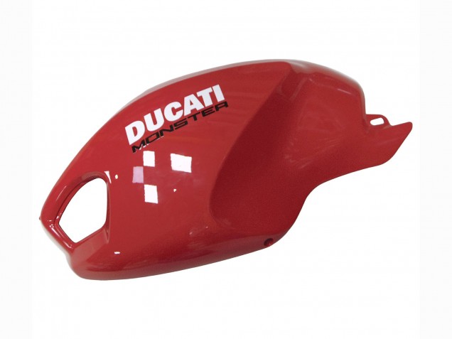 Carénages Moto Ducati Monster 696 796 1100 1100S 2008-2012 - Rouge Blanc