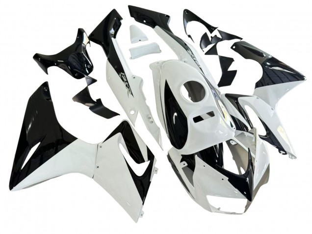 Carénages Moto Honda CBR125R 2002-2006 - Blanc Noir Brillant