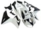 Carénages Moto Honda CBR125R 2002-2006 - Blanc Noir Brillant