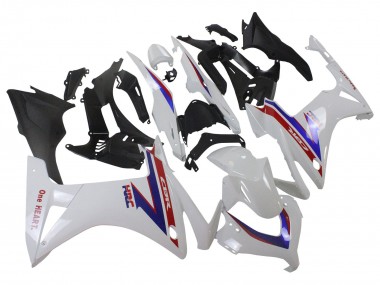 Carénages Moto Honda CBR500R 2013-2015 - Blanc Rouge Bleu HRC Abordables