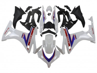 Carénages Moto Honda CBR500R 2013-2015 - Blanc Rouge Bleu HRC Abordables