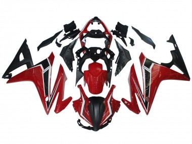 Carénages Moto Honda CBR500R 2016-2018 - Rouge Blanc Noir Mat Abordables