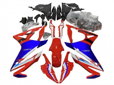 Carénages Moto Honda CBR500R 2016-2018 - Blanc Rouge Bleu Abordables