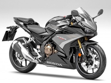 Carénages Moto Honda CBR500R 2022-2023 - Argent Gris Noir Mat Abordables