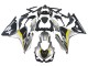 Carénages Moto Honda CBR500R 2022-2023 - Argent Jaune Noir Brillant