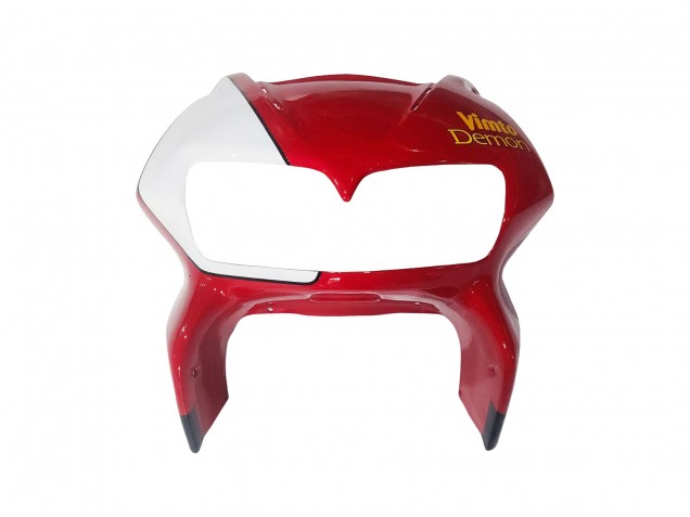 Carénages Moto Honda VFR 800 1998-2001 - Rouge Blanc Noir Brillant Vimto