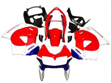 Carénages Moto Honda VFR 800 1998-2001 - Blanc Rouge Bleu Abordables
