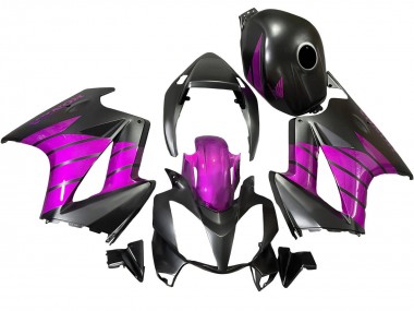 Carénages Moto Honda VFR 800 2002-2013 - Violet Noir Mat Abordables