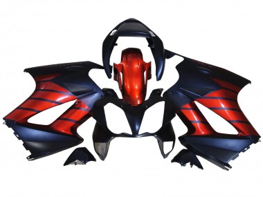 Carénages Moto Honda VFR 800 2002-2013 - Rouge Bleu Noir Mat Abordables