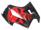 Carénages Moto Honda VFR 800 2002-2013 - Noir Brillant Rouge