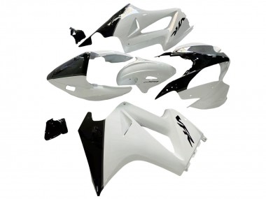 Carénages Moto Honda VFR 800 2002-2013 - Blanc Perle Noir Brillant Décalque Abordables