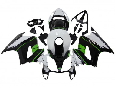 Carénages Moto Honda VFR 800 2002-2013 - Blanc Vert Noir Brillant Abordables