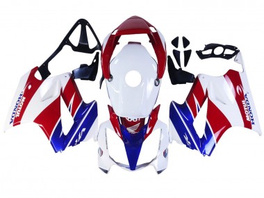Carénages Moto Honda VFR 800 2002-2013 - Blanc Rouge Bleu Motul Abordables