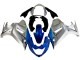 Carénages Moto Suzuki GSX650F 2008-2013 - Argent Bleu