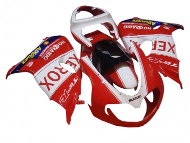 Carénages Moto Suzuki TL1000R 1998-2003 - Blanc Rouge Noir Xerox Abordables