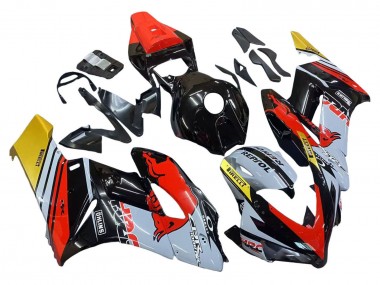 Carénages Moto Honda CBR1000RR 2004-2005 - Jaune Rouge Blanc Glossy Red Bull Repsol HRC Abordables