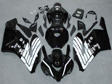 Carénages Moto Honda CBR1000RR 2004-2005 - Noir Brillant Blanc Abordables