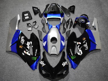 Carénages Moto Honda CBR1000RR 2004-2005 - Argent Bleu Noir Brillant Vert Monstre Sky Abordables