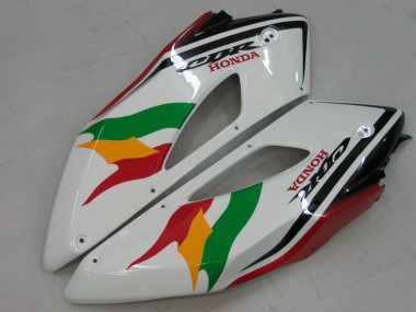 Carénages Moto Honda CBR1000RR 2004-2005 - Blanc Bleu Rouge Noir Brillant Étoile EuroBet Lee Abordables