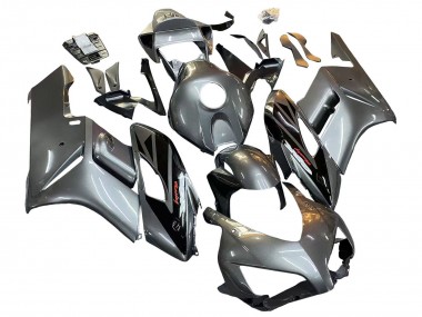 Carénage Moto Honda CBR1000RR 2004-2005 - Argent Noir Brillant Abordables