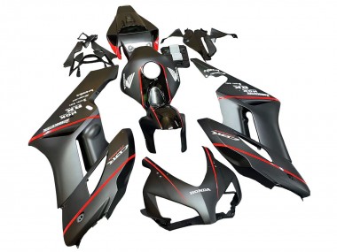 Carénages Moto Honda CBR1000RR 2004-2005 - Noir Brillant Gris Brillant Rouge Bande Abordables