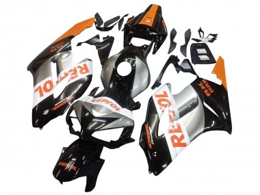Carénages Moto Honda CBR1000RR 2004-2005 - Orange Argent Noir Brillant Repsol Abordables