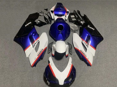 Carénages Moto Honda CBR1000RR 2004-2005 - Blanc Bleu Rouge Castrol Abordables