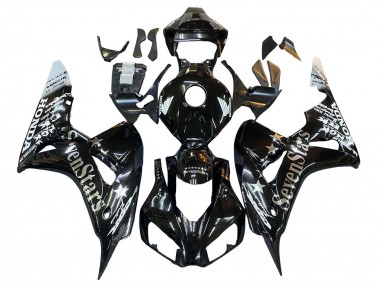 Carénages Moto Honda CBR1000RR 2006-2007 - Noir Brillant Or SevenStars Abordables