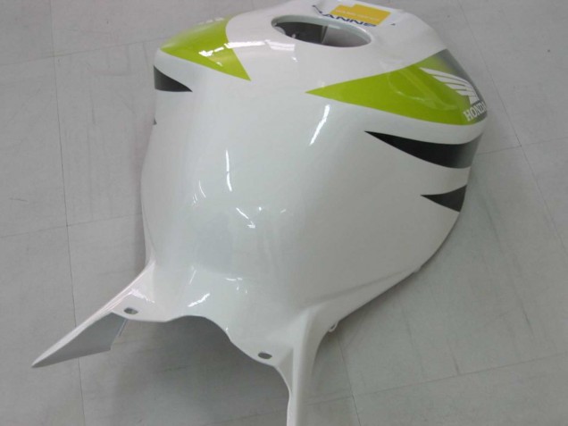 Carénages Moto Honda CBR1000RR 2006-2007 - Blanc Vert Noir Brillant Hannspree 52