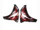 Carénage Moto Honda CBR1000RR 2008-2011 - Noir Brillant Rouge Flamme