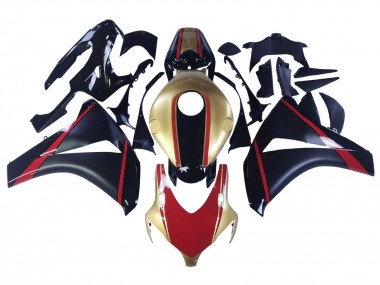 Carénages Moto Honda CBR1000RR 2008-2011 - Or Rouge Noir Brillant Abordables
