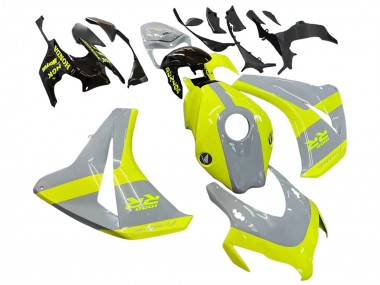 Carénages Moto Honda CBR1000RR 2008-2011 - Nardo Gris Fluorescent Vert Abordables