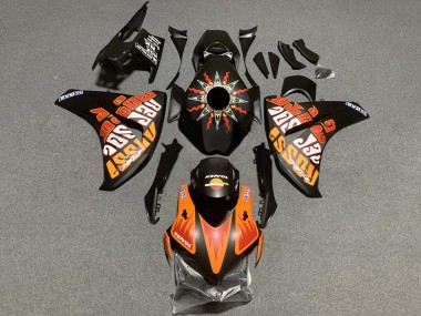 Carénages Moto Honda CBR1000RR 2008-2011 - Noir Mat Orange Repsol Rossi Abordables