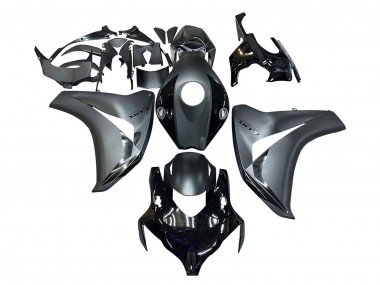 Carénages Moto Honda CBR1000RR 2008-2011 - Gris Noir Brillant Abordables