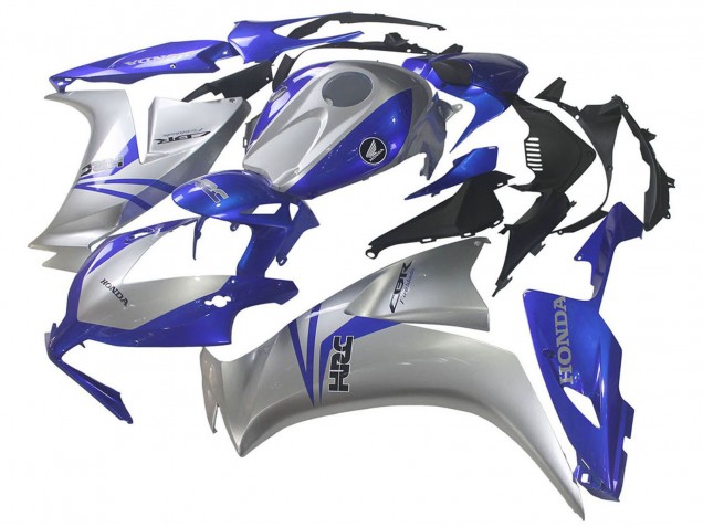 Carénages Moto Honda CBR1000RR 2012-2016 - Argent Bleu HRC