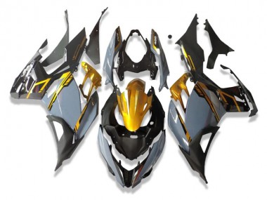 Carénages Moto Kawasaki EX400 2018-2024 - Or Nardo Gris Noir Abordables
