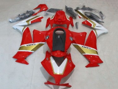 Carénages Moto Honda CBR1000RR 2012-2016 - Blanc Rouge Or Abordables