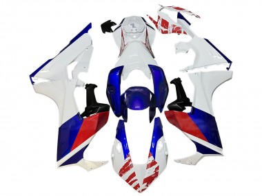 Carénage Moto Honda CBR1000RR 2017-2023 - Blanc Rouge Bleu Abordables