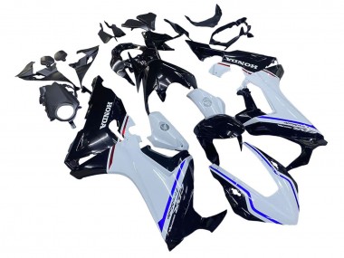 Kits Carénage Moto Honda CBR1000RR 2017-2023 - Blanc Bleu Noir Brillant Abordables