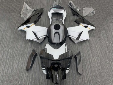 Carénages Moto Honda CBR600RR 2003-2004 - Blanc Noir Brillant Noir Mat Abordables
